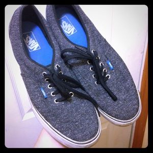 Grey heathered vans